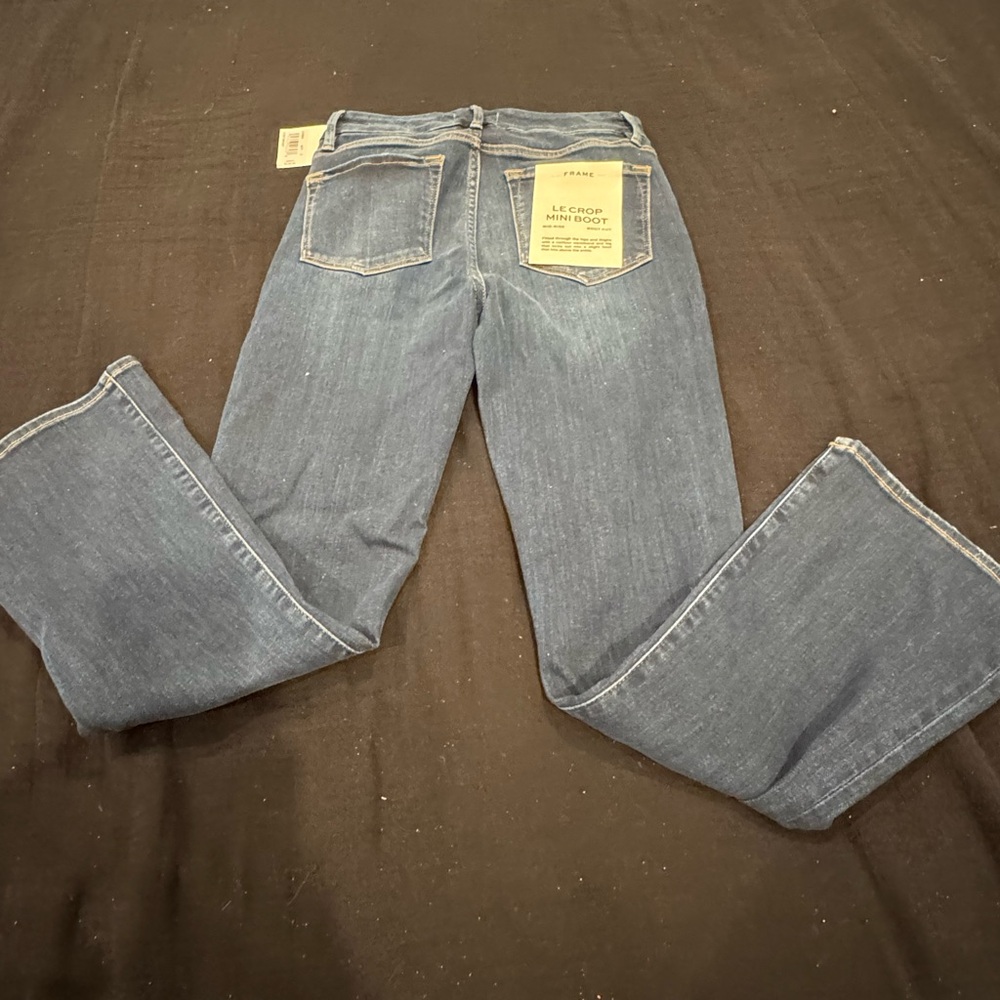 Frame Le Crop Mini Boot Jeans/ fun & flattering! See pic for details👖I ship fast - Picture 2 of 12